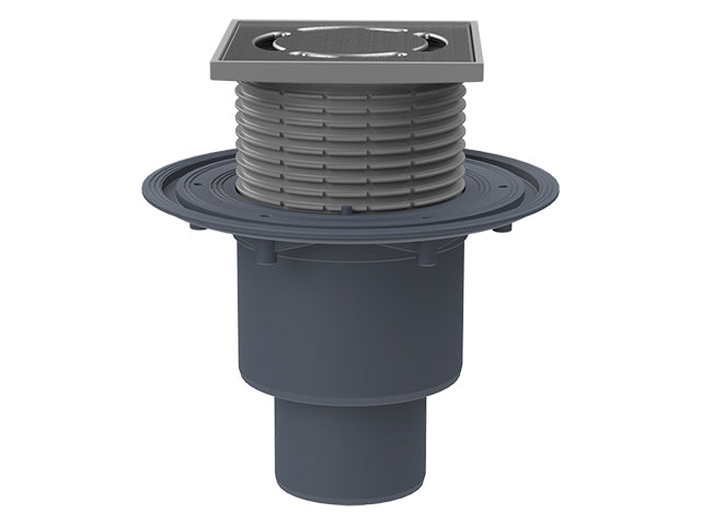 HL310Prblue – Podni slivnik sa suvim sifonom PRIMUS blue, DN50/75/110