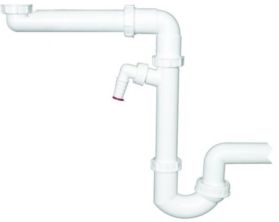 HL126/40 – Štedni sifon za sudoperu sa membranom protiv povratnog toka