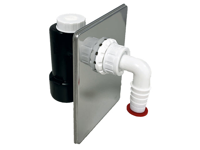 HL440 – Ugradni sifon za mašinu sa mehaničkom kuglom (bez vodenog stuba)