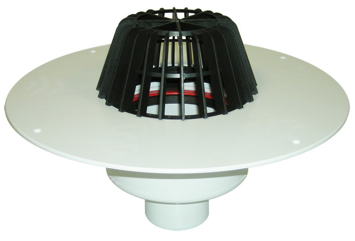 Vertikalni krovni slivnik sa PVC kragnom, bez grejača – HL62P/7