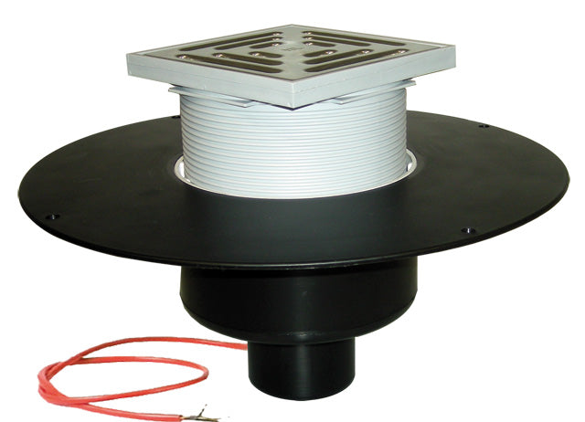 Vertikalni krovni slivnik sa grejačem, rešetkom, za TPO/FPO membranu – HL62.1BF/7