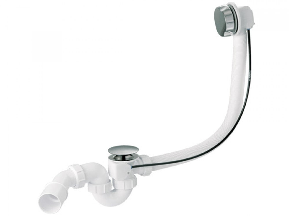 Izlivna garnitura za kadu. Pop-up sistem. Hromirani čep i glava, DN40/50.