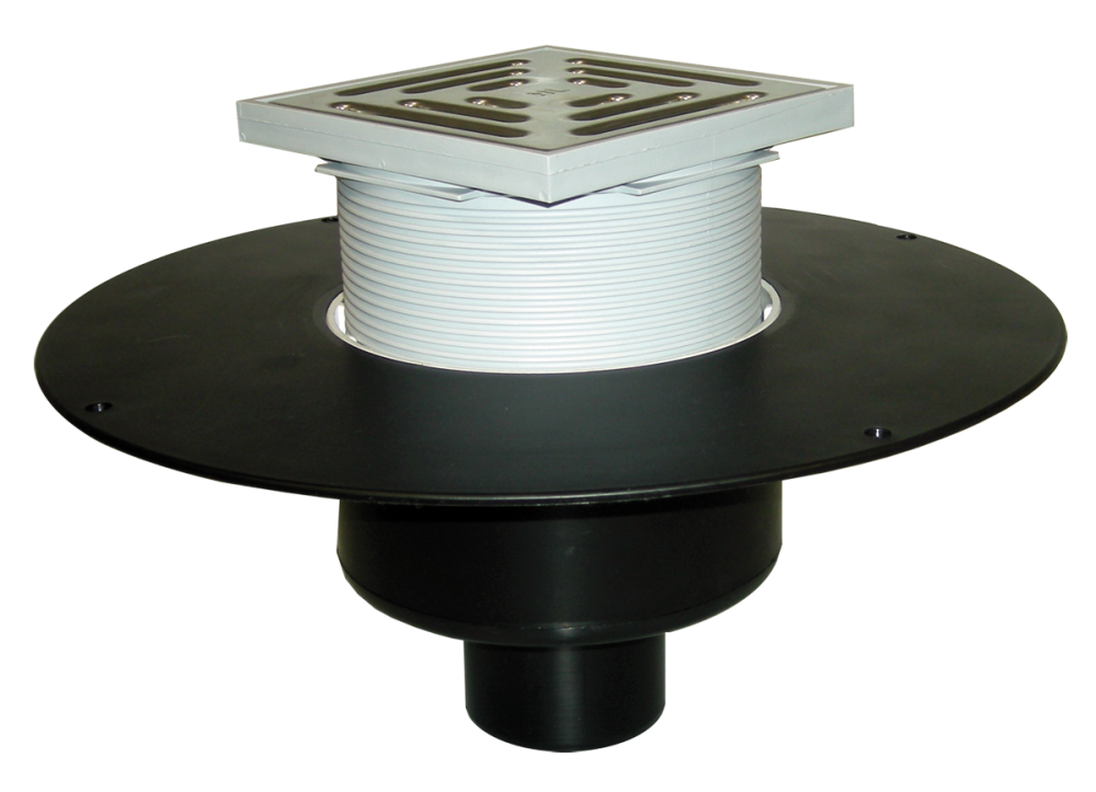 Vertikalni krovni slivnik sa inox rešetkom – HL62BF/7