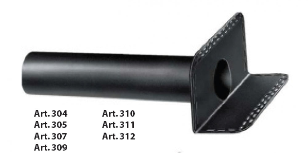 Ugaoni slivnik Ø75 za atiku i terasu – pripremljen za bitumensku izolaciju