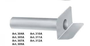 Ugaoni slivnik Ø75 sa PVC kragnom – za atiku i terase